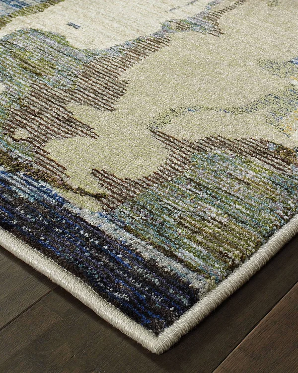Oriental Weavers Evolution 8027A 6&7x22 x 9&6x22 Blue Area Rug