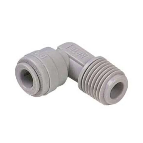 DMfit Elbow Male Connector - 5/16 Push-In x 1/4 NPTF - 5 Bags
