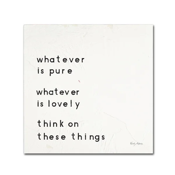 Trademark Art Words of Encouragement IV' Gallery-Wrapped Canvas Art
