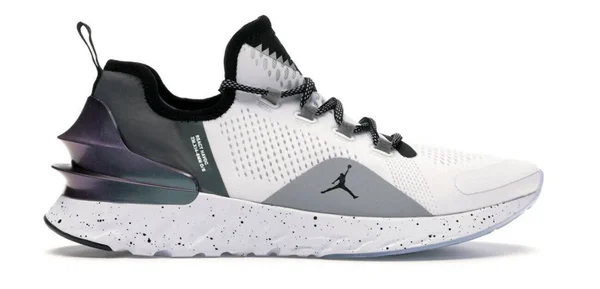 Air Jordan Jordan React Havoc Mens Sneakers, Size 9, White/Black/Smoke Grey