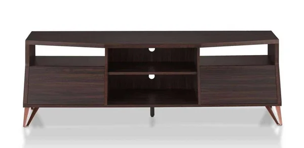 Furniture of America Otis Mid-Century TV Stand, 63 inch, Wenge