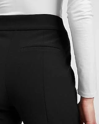 High Waisted Supersoft Twill Skinny Pant Black Women's M