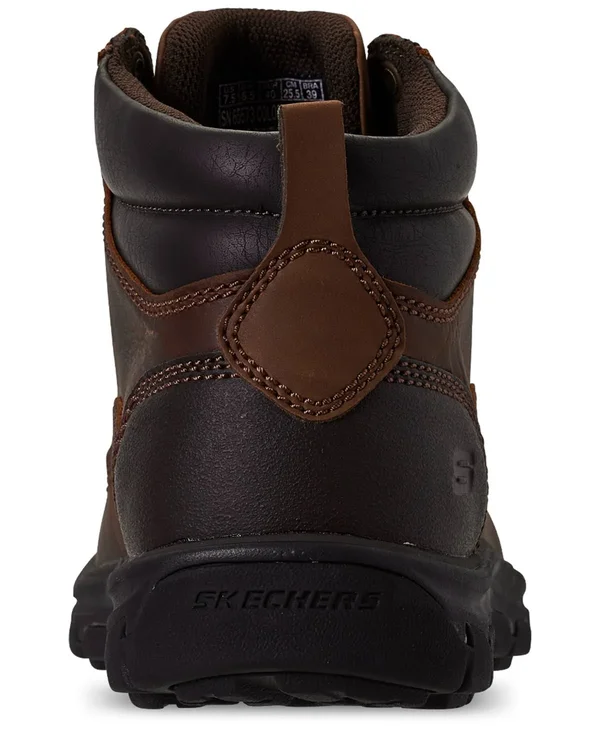 Skechers Men's Relaxed Fit Segment Garnet Boot - Dark Brown