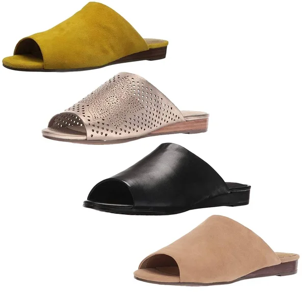 Aerosoles Women's Bitmap Slide - Size: 5, Tan Suede