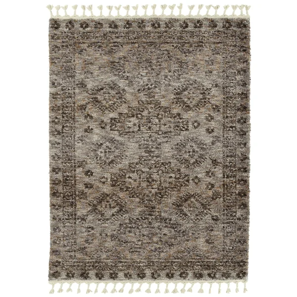 Kaleen Duna DUN02-75 Grey Rug - 5 ft 3 in x 7 ft 3 in