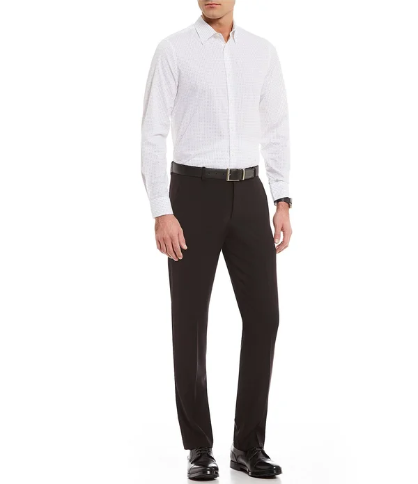 Perry Ellis Men's Black Slim Fit Pant
