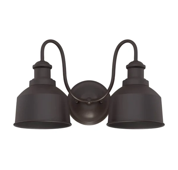 Meridian Lighting M50047orb 2 Light Oil Rubbed Bronze Exterior Wall Sconce