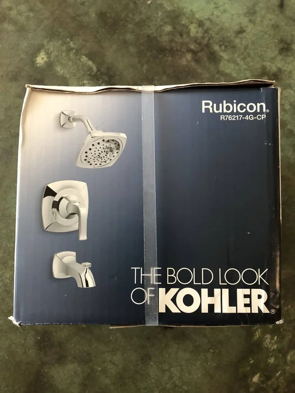 Rubicon Rite-Temp Bath and Shower Trim with Lever Handle - 1.75 GPM