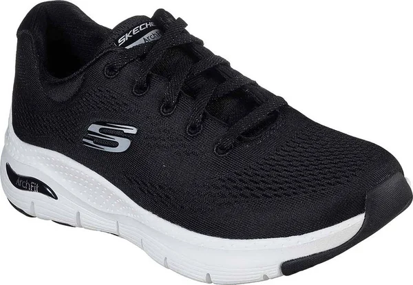 Skechers Women's Arch Fit – Big Appeal - Black/White 7.5 W Wide
