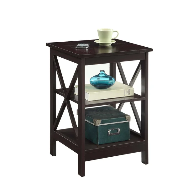 Copper Grove Cranesbill X-Base End Table - Cobalt Blue
