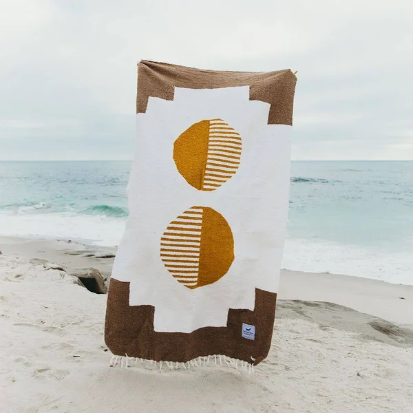 Trek Light Gear Horizon Blanket. Yoga, Camping, Van Life, Home & Picnic. Trek Light. Tan/White