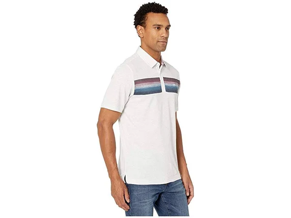 TravisMathew Men's Fredo Polo Heather White - XL