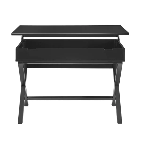 Linon Peggy Lift Top Desk - Black