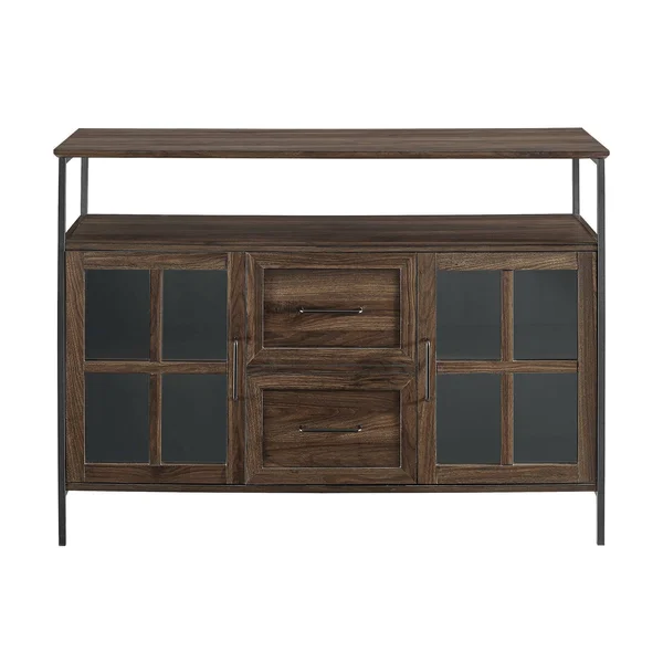 Walker Edison Reclaimed Barnwood TV Stand (Accommodates TVs Up to 80-in) in Brown, LW70ARSMDRO
