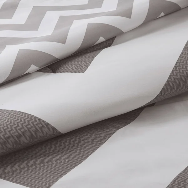Mi Zone - Libra Comforter Set - Grey - Full/Queen