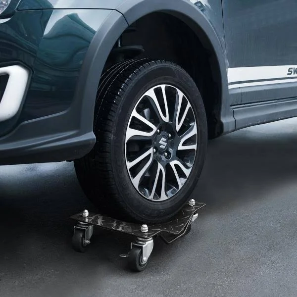 Pentagon Tool 1, 500 lbs. Capacity Steel Premium Car Tire Dolly (2-Pack)