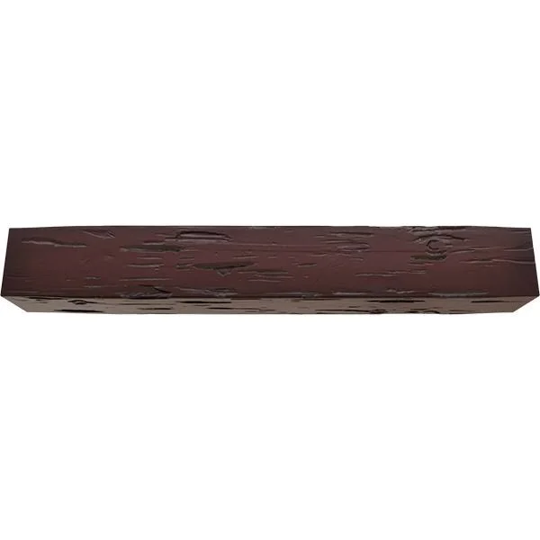 Ekena Millwork MANUPC08X12X72ZY 8x22H x 12x22D x 72x22W Pecky Cypress Faux Wood Fireplace Mantel - Premium Cherry