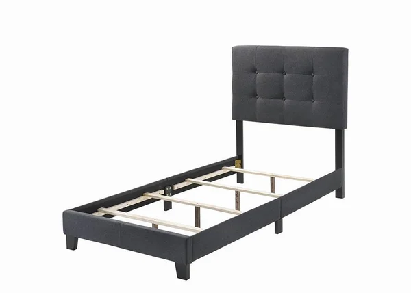 Coaster Mapes Charcoal Full Upholstered Bed-305746F