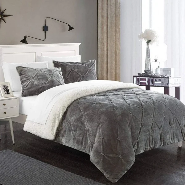 Chic Home Josepha 7 Piece Queen Bed in A Bag Comforter Set - Brown