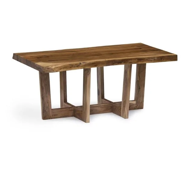 Bowery Hill Natural Live Edge 42x22 Wood Coffee Table - BH-4752-2013163
