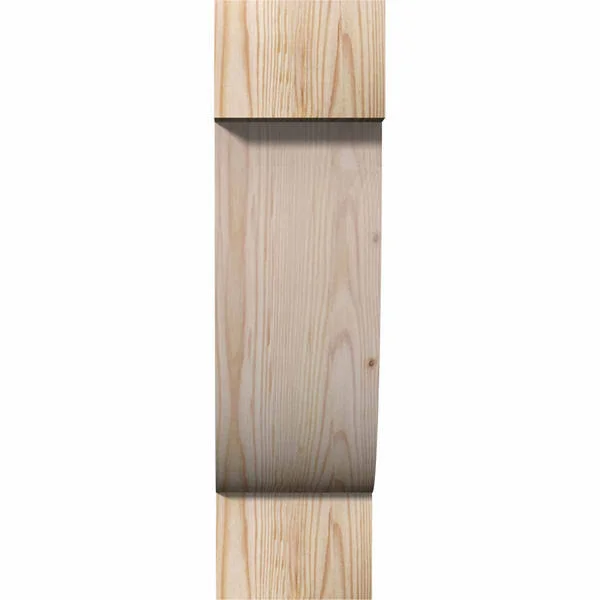 6x22W x 10x22D x 22x22H Alpine Rough Sawn Corbel - Douglas Fir