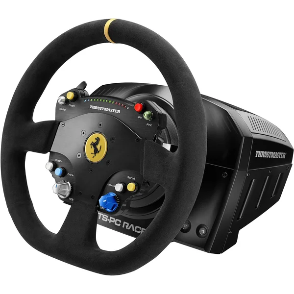 ThrustMaster TS-PC RACER Ferrari 488 Challenge Edition USB Wheel with H.E.A.R.T HallEffect AccuRate Technology and Turbo Power p