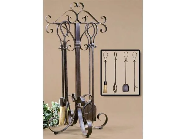 Uttermost Daymeion Metal Fireplace Tools - Set of 5