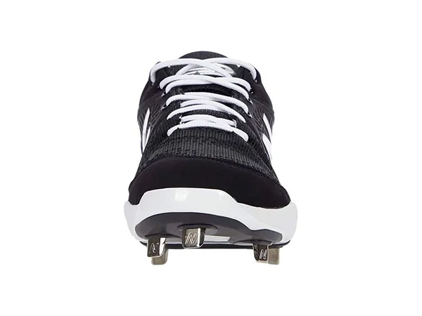 New Balance 3000V5 Metal Black/White Men's Baseball Cleat Shoes, Size: 12.5