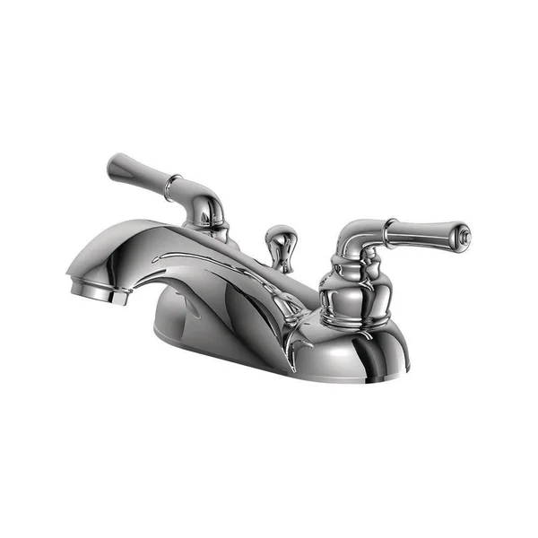 Ez-flo Prestige Chrome 2-Handle 4-in Centerset WaterSense Bathroom Sink Faucet with Drain - 10233