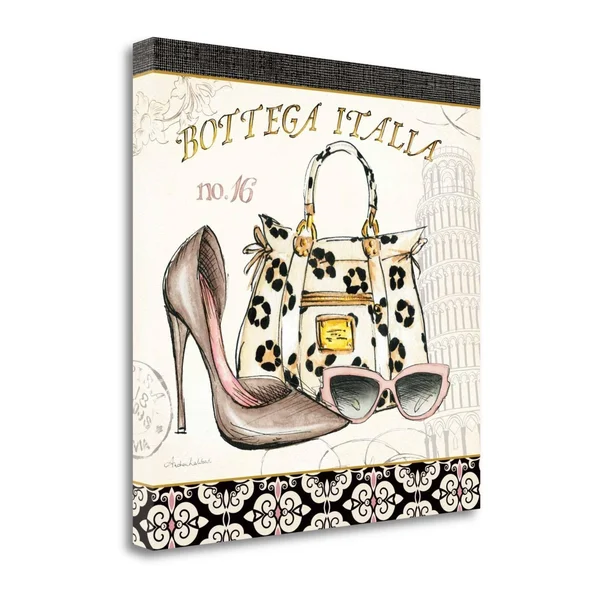 Tangletown Fine Art 24x22 x 24x22 Boutique De Luxe I Giclee Print on Gallery Wrap Canvas