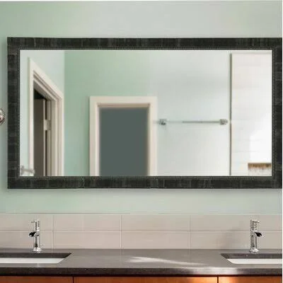 Nunn Modern & Contemporary Distressed Bathroom, Vanity Mirror Red Barrel Studio Size: 62.5x22 H x 34x22 W
