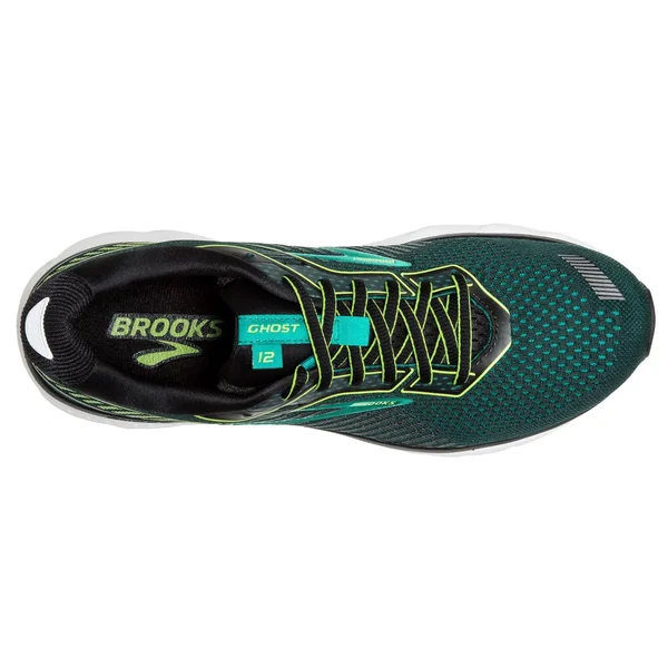 Men's Brooks Ghost 12 (Black/Grey) 9