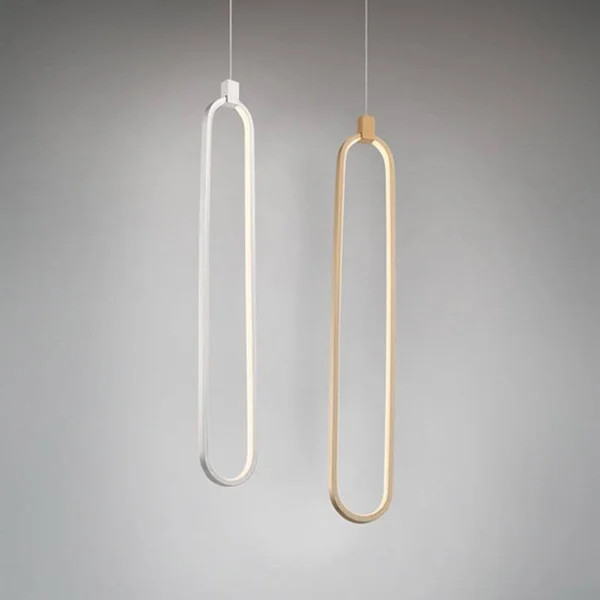 dweLED Charmed LED Pendant Light - Color:, Gold - PD-54901-T24-SG, 2.76 x 1.26 x 1.1 in
