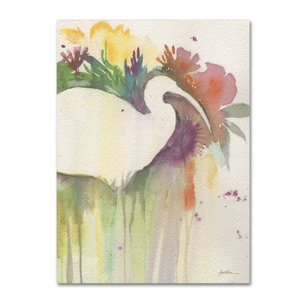 Trademark Art Sheila Golden 'Ibis Dream' Gallery-Wrapped Canvas Art