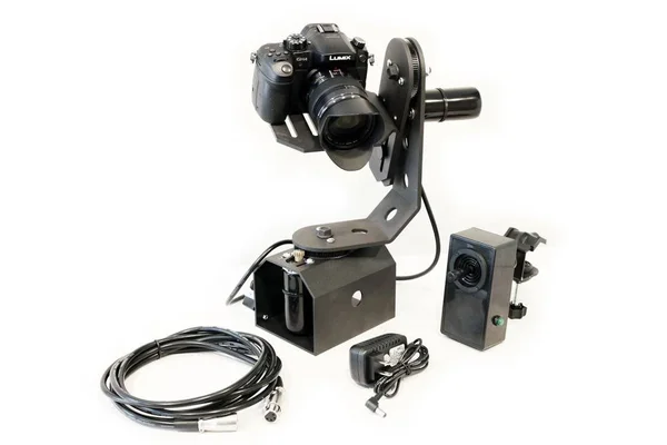 TigerTilt Motorized 360? Pan - Tilt Gimbal Head for Tripods, Cranes & Jibs - Battery