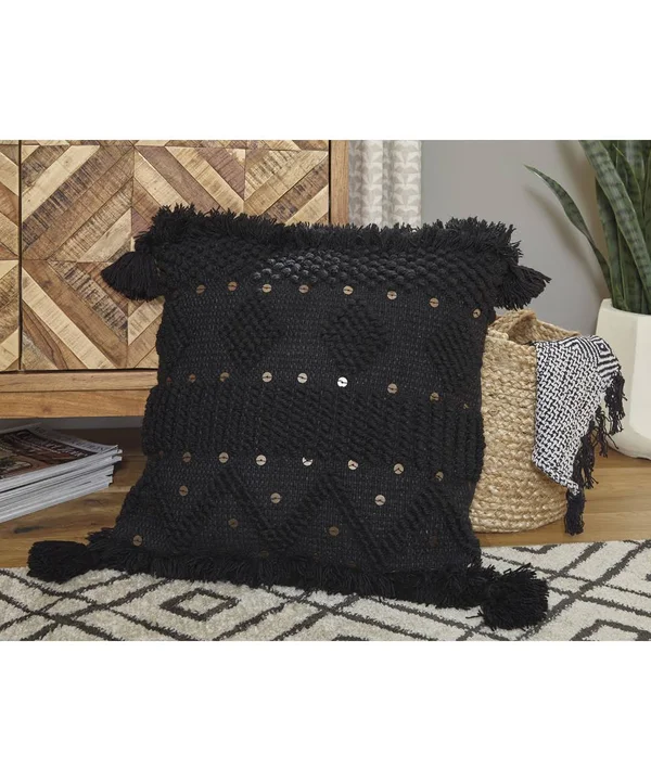 Mordechai Black Pillow Set of 4