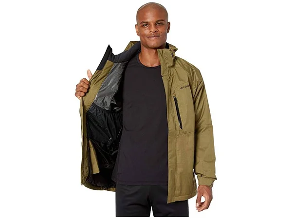 Columbia Alpine Action Jacket Men's Jacket Olive Brown : LG