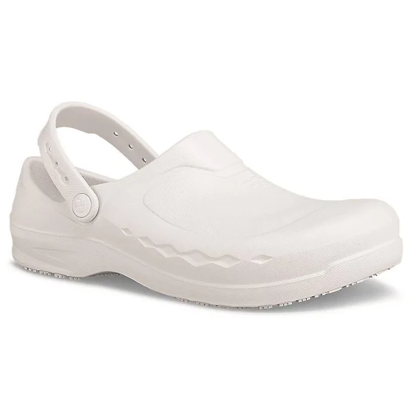 Shoes for Crews Zinc Slip Resistant Clog White Size: UK7 Colour: White