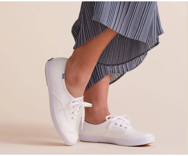 Keds Champion Feat. Organic Cotton White, Size 11XW Women's Shoes