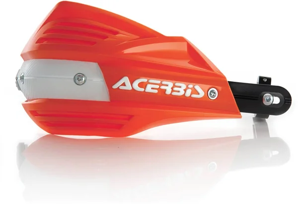 Acerbis 2374195321 X-Factor Handguards - Orange/White 16