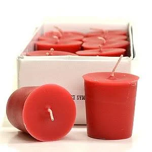 3 Boxes of Apple Cinnamon Votive Candles Votive Candles Pack: 12 per Box 1.75 in. Diameter x 2 in. Tall