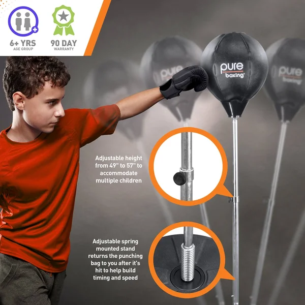 Pure Boxing Kids Pro Free Standing Reflex Punching Bag