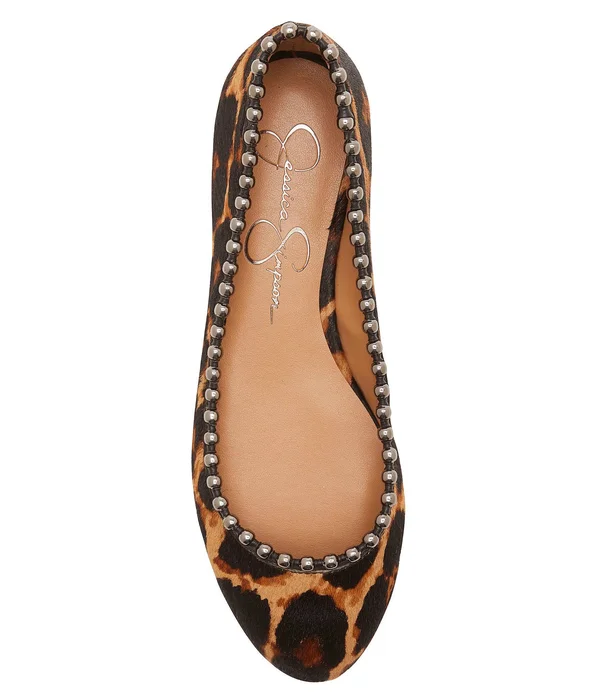 Jessica Simpson Gillian 2 (Natural Wild Leopard Haircalf) Women's Shoes
