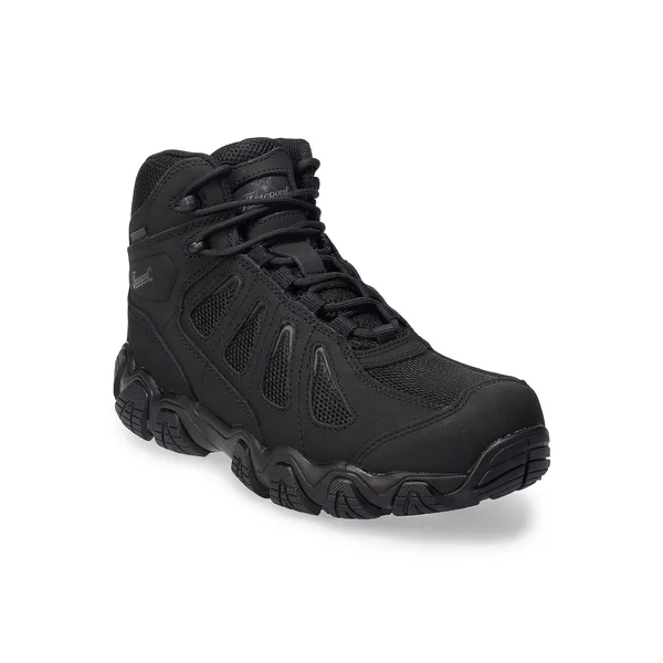 Thorogood Boots: Men's 834-6294 Black Crosstrex Mid Waterproof Hiker