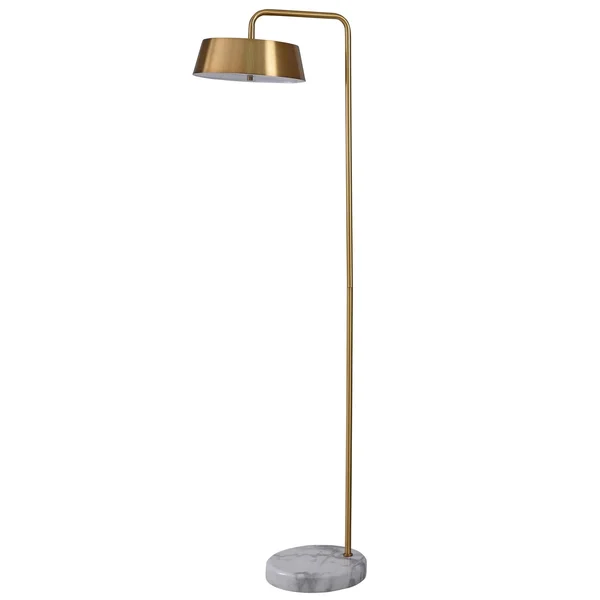 Stylecraft Cordea Floor Lamp, Size: Small, Gold L73275DS
