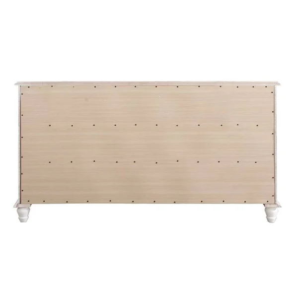 Glory Furniture Summit 6 Drawer Dresser in White - G5975-D