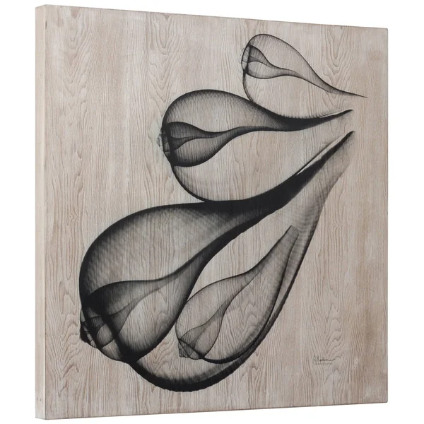 Coastal Serenity I Wall Art Giclee Printed on Hand Finished Ash Wood
