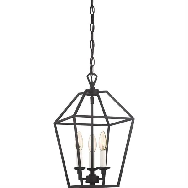 Quoizel AVY5203PK Aviary Pendant, Polished Nickel