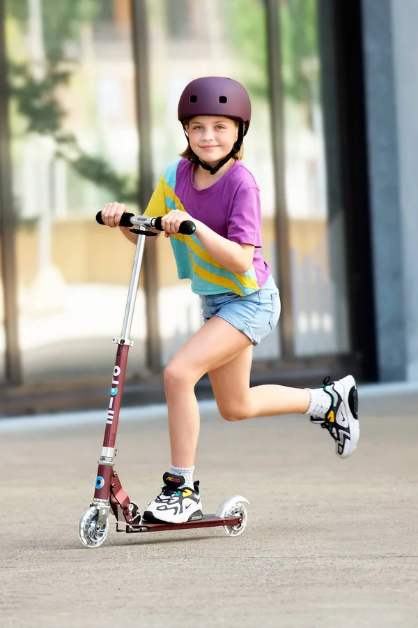 Micro Kickboard Sprite LED Scooter - Autumn Red