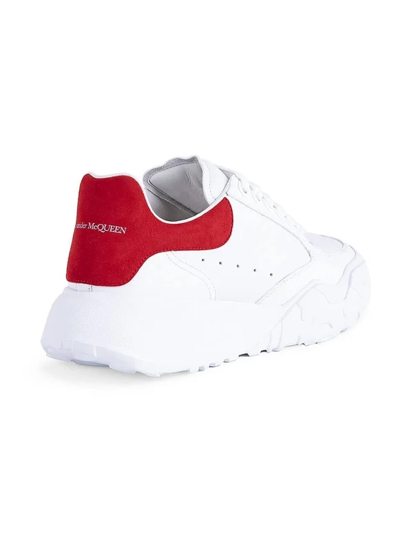 Alexander McQueen Oversized Sneakers, White/Black, Women's, 36.5EU, Sneakers & Trainers Chunky & Oversized Dad Sneakers